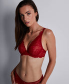 Soutien-gorge triangle plongeant Danse des sens Irresistible red Aubade OG12-IRRE