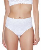 Slip ventre plat Wacoal Eglantine blanc WEPFA862-WHE face