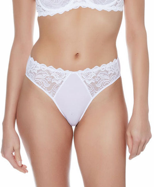 Slip classique Wacoal Eglantine blanc WEPFA962-WHE face