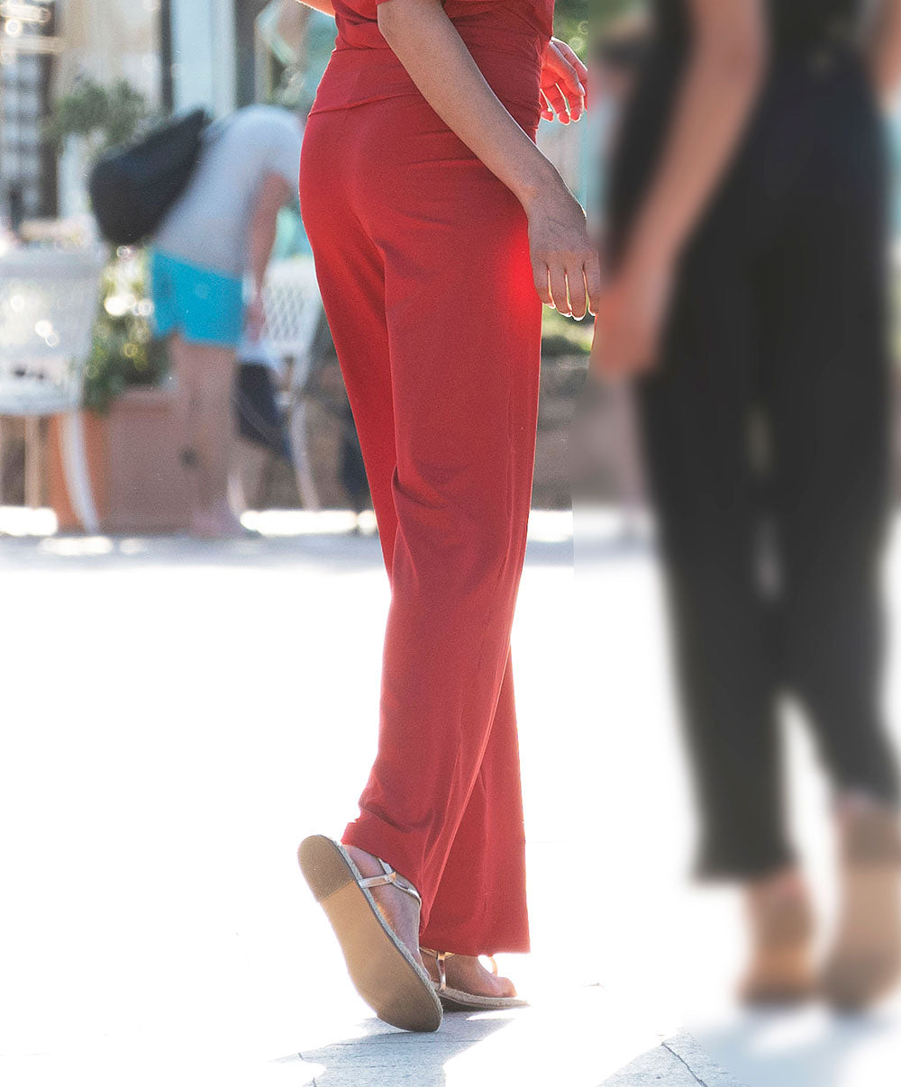 Pantalon La Chiquissima rouge Antigel Bain ESB0014-MR