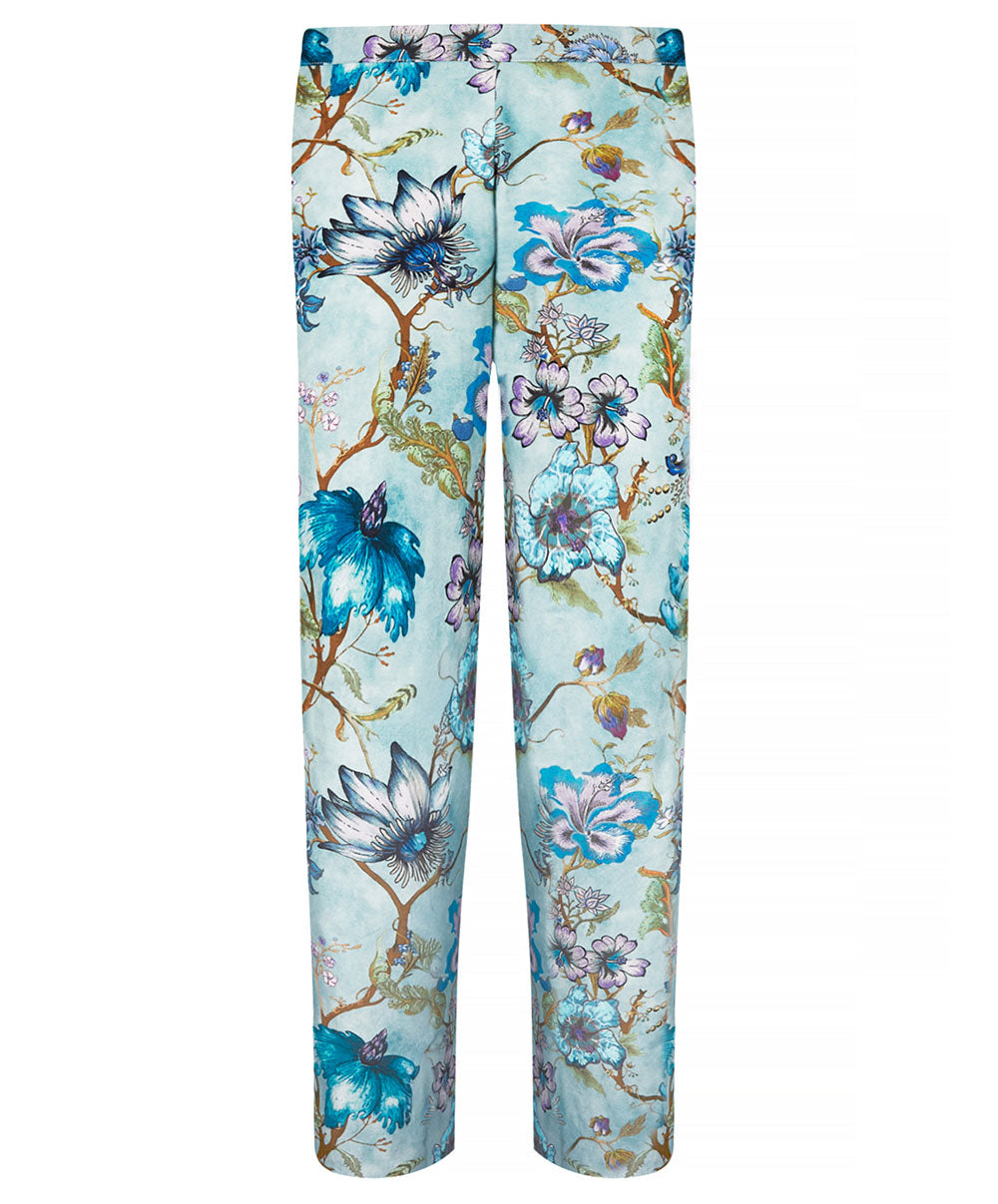 Pantalon en satin de viscose Reve en fleurs opale Lise Charmel ALJ0043 RO packshot 1