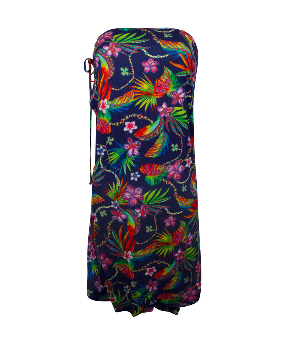 Paréo de plage La Précieuse marine Antigel Bain ESB6035-MX 10