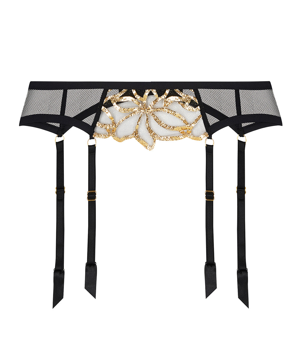 Porte-jarretelles Lise Charmel Éclats d'Or noir or ACJ4729-NO