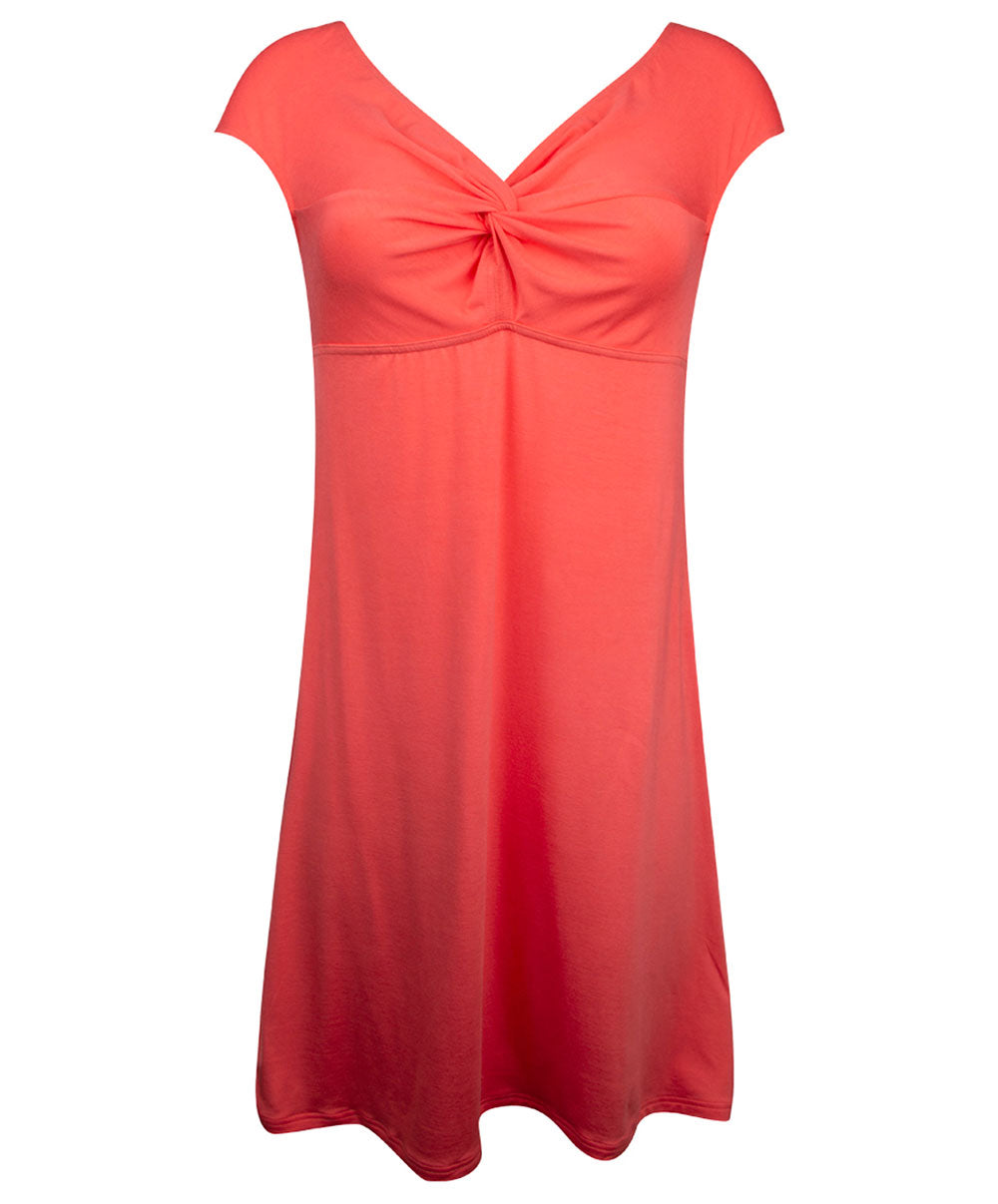 Robe d'été manche courte La Starlette star corail Antigel Bain ESB1505-SC 10