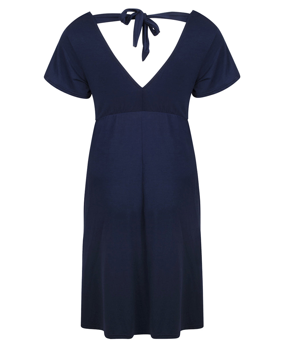 Robe d'été manche courte La Chiquissima marine Antigel Bain ESB1514-MM 2