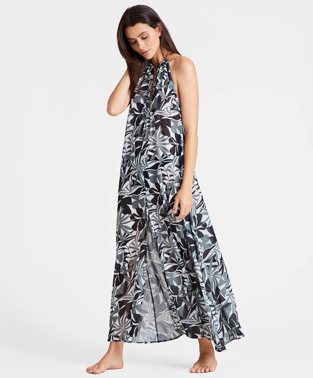 Robe de plage Aubade Bain Beach paradise Feuillage IZ63-FELL