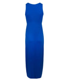 Robe de plage longue La Chiquissima bleu electric Antigel Bain ESB1114-ME 10
