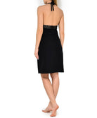 Robe de plage tour de cou Lise Charmel bain Ajourage Couture noir ASA1015-NO 5