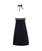 Robe de plage tour de cou Lise Charmel bain Ajourage Couture noir ASA1015-NO 8