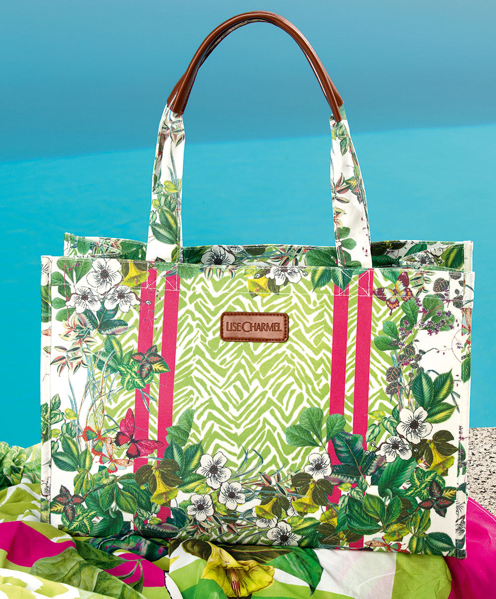 Sac tote bag Lise Charmel bain Envolée Tropicale lumière  ASB9173-LT