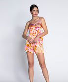 Short en soie Lise Charmel Jardins de Lumière bouquet multicolore ALH0149-BL