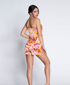 Short en soie Lise Charmel Jardins de Lumière bouquet multicolore ALH0149-BL