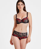 Shorty À Fleur de Toi rouge prodigieux Aubade IB70-RPRO