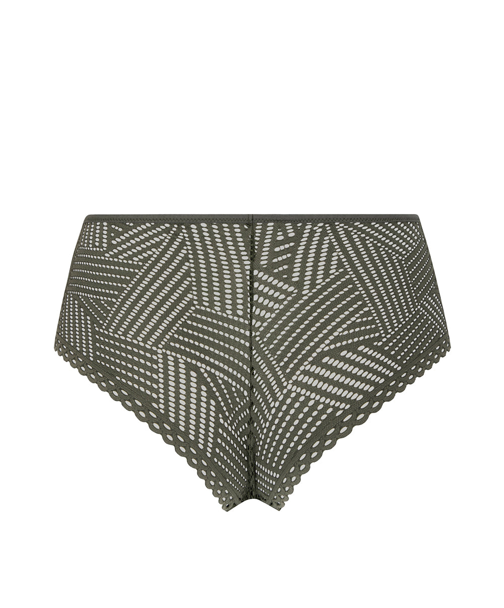 Shorty Antigel de Lise Charmel Tressage Graphic éclat aventure kaki ECC0437-EA