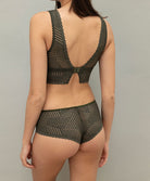 Shorty Antigel de Lise Charmel Tressage Graphic éclat aventure kaki ECC0437-EA