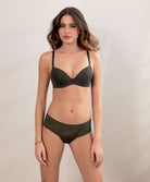 Shorty Antigel de Lise Charmel Tressage Graphic éclat aventure kaki ECC0437-EA
