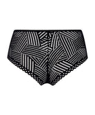 Shorty tressage graphic Antigel de Lise Charmel Noir ECC0437-TN
