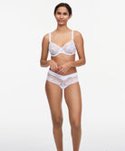 Shorty Chantelle Champs Elysées blanc marron C26040-0QS