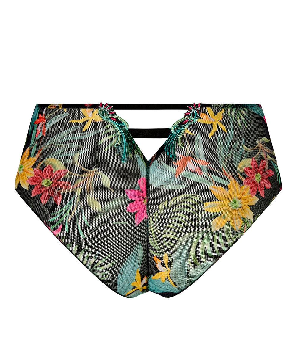 Shorty Lise Charmel Fleurs Étoiles éclat étoile (noir et multicolore) ACH0496-EE