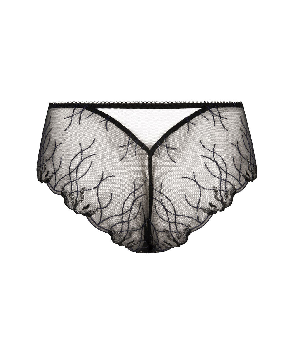 Shorty Lise Charmel Les Nuits Chics nuit argent ACH0435-NA