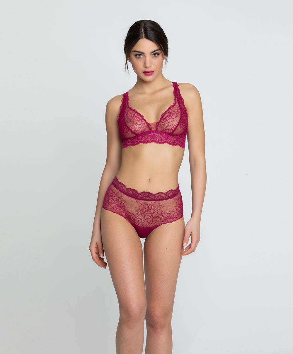 Shorty Lise Charmel Sublime en Dentelle fuchsia ACH0413-FS -10