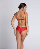 Shorty en soie Lise Charmel Splendeur soie rouge ACC0480-RS