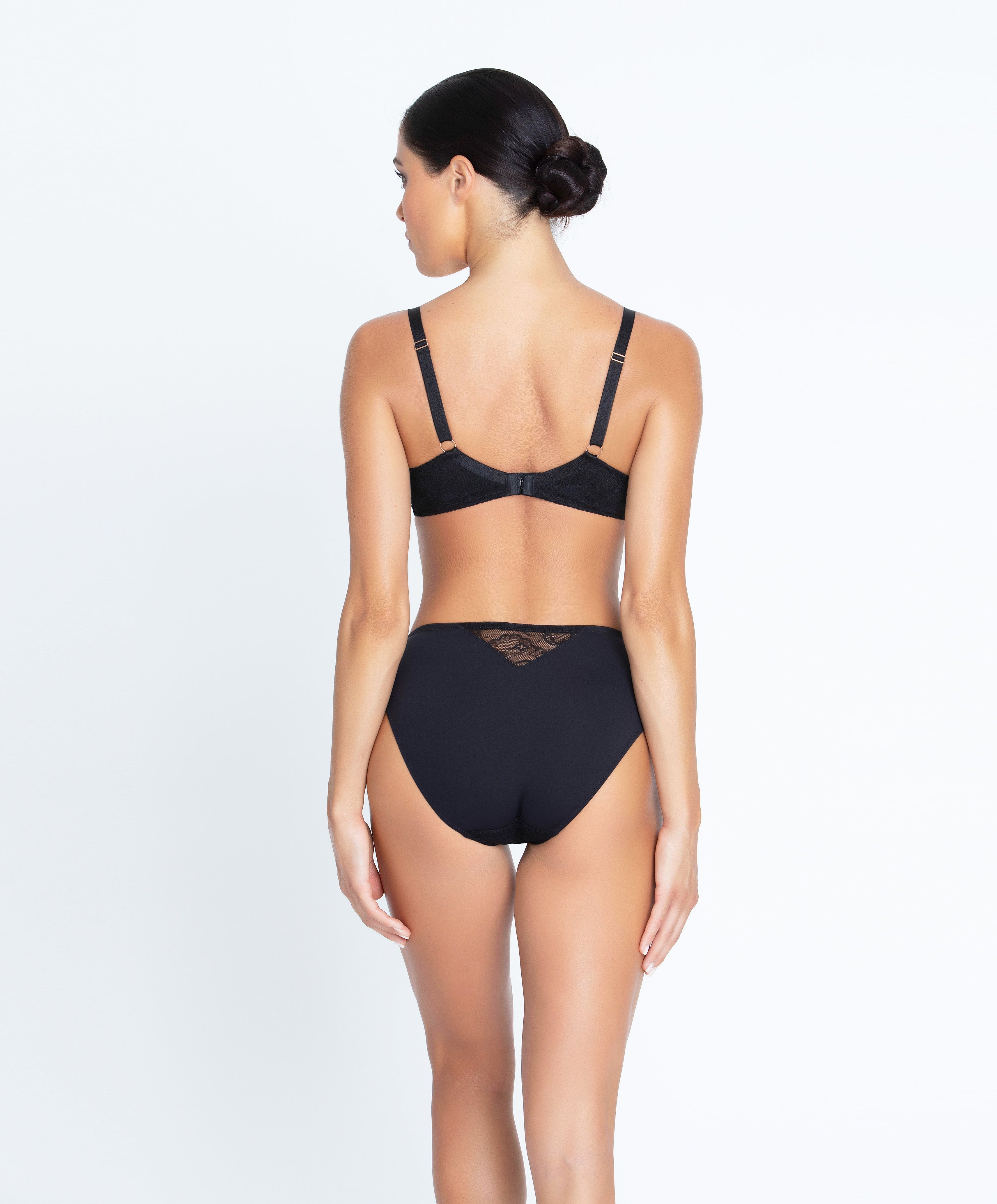 Shorty grande taille Lise Charmel Féérie Couture noir BCH0474-NO