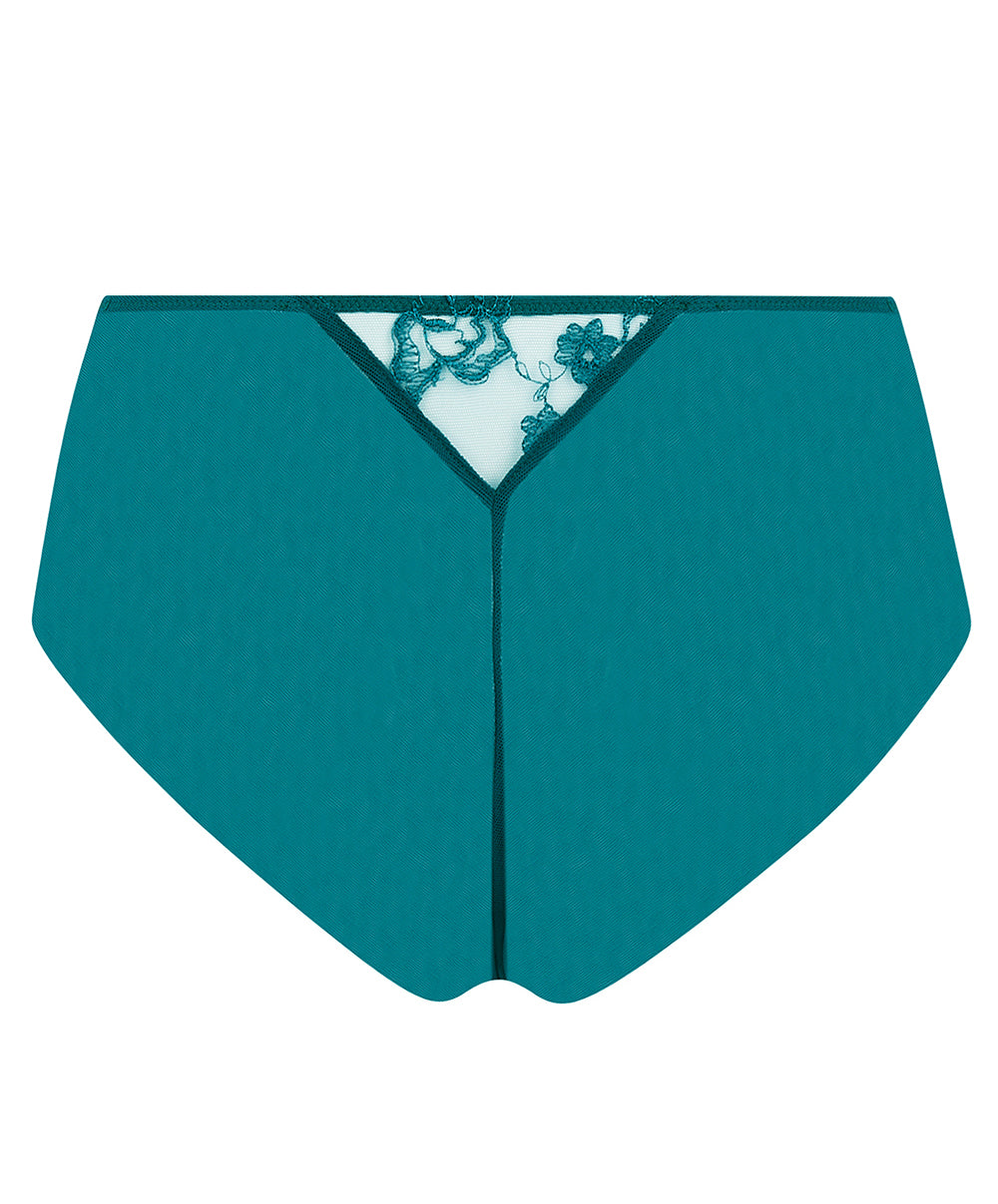 Shorty grande taille Lise Charmel Sublime en Dentelle vert princesse BCH0413-VP