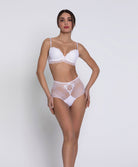 Shorty sexy Lise Charmel Sublime en Dentelle blanc ACH1413-BL