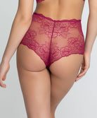 Shorty sexy Lise Charmel Sublime en Dentelle fuchsia ACH1413-FS -10