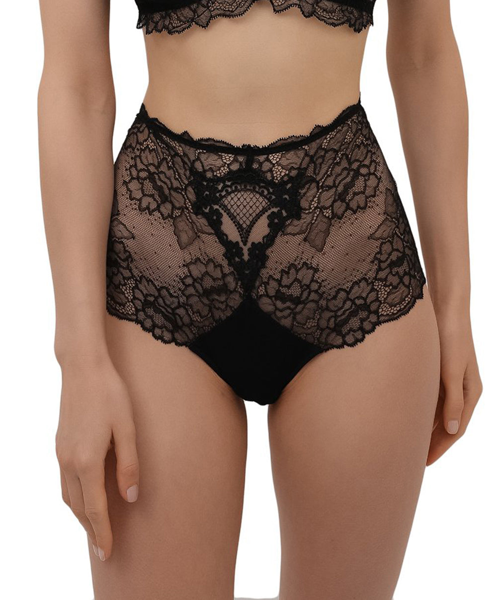 Shorty sexy Lise Charmel Sublime en Dentelle noir ACH1413-NO