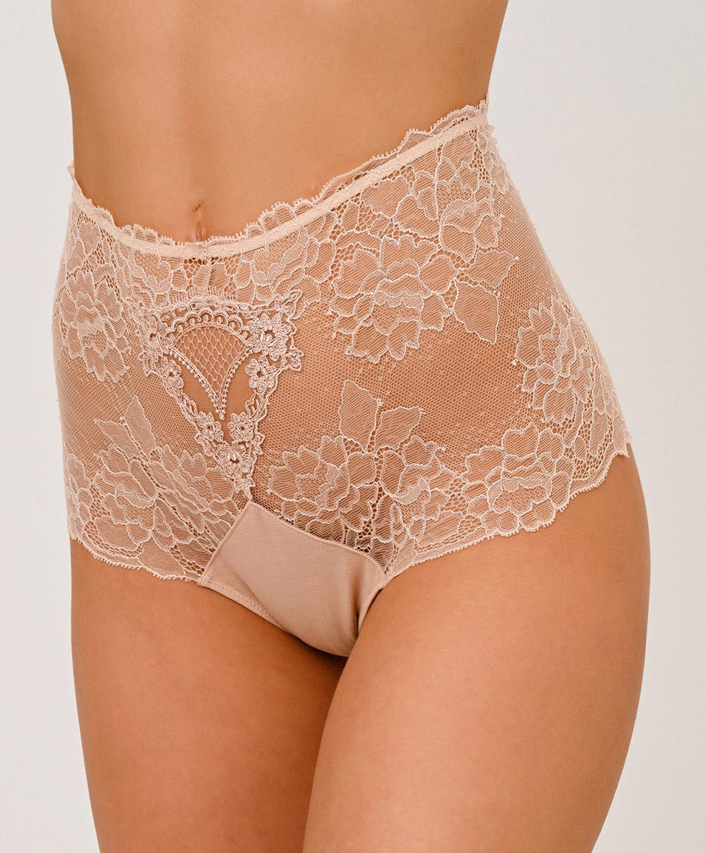 Shorty sexy Lise Charmel Sublime en Dentelle nude sublime ACH1413-NS