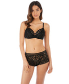 Shorty sexy Wacoal Raffine noir WE148006-BLK