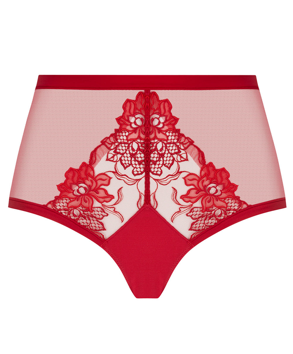 Shorty sexy taille haute Lise Charmel Adorable en Sexy rouge effusion ACH1485-RE