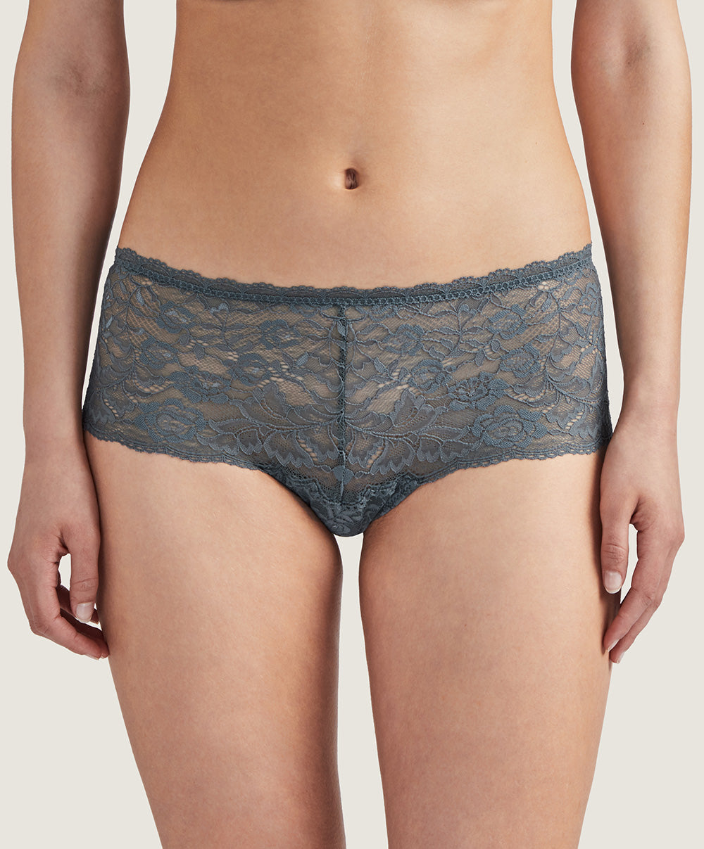 Shorty taille basse "St-"Tropez Rosessence ardoise Aubade HK70-6-ARDO