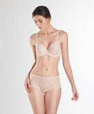 Shorty taille basse "St-"Tropez Rosessence nude été Aubade HK70-NETE