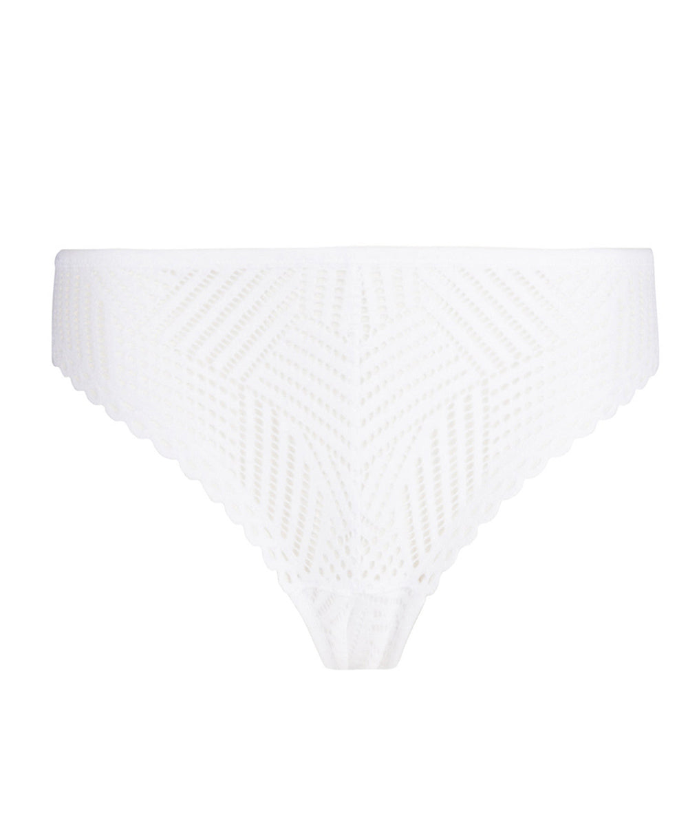 Slip Antigel de Lise Charmel Tressage Graphic blanc ECC0137-TB