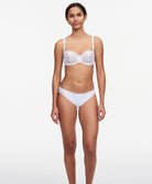 Slip Chantelle Champs Elysées blanc marron C26030-0QS