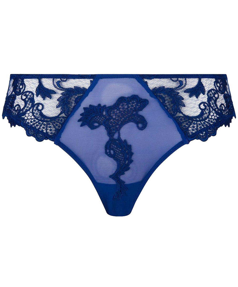 Slip "Séduction" Lise Charmel Dressing Floral bleu ACC0788-DB