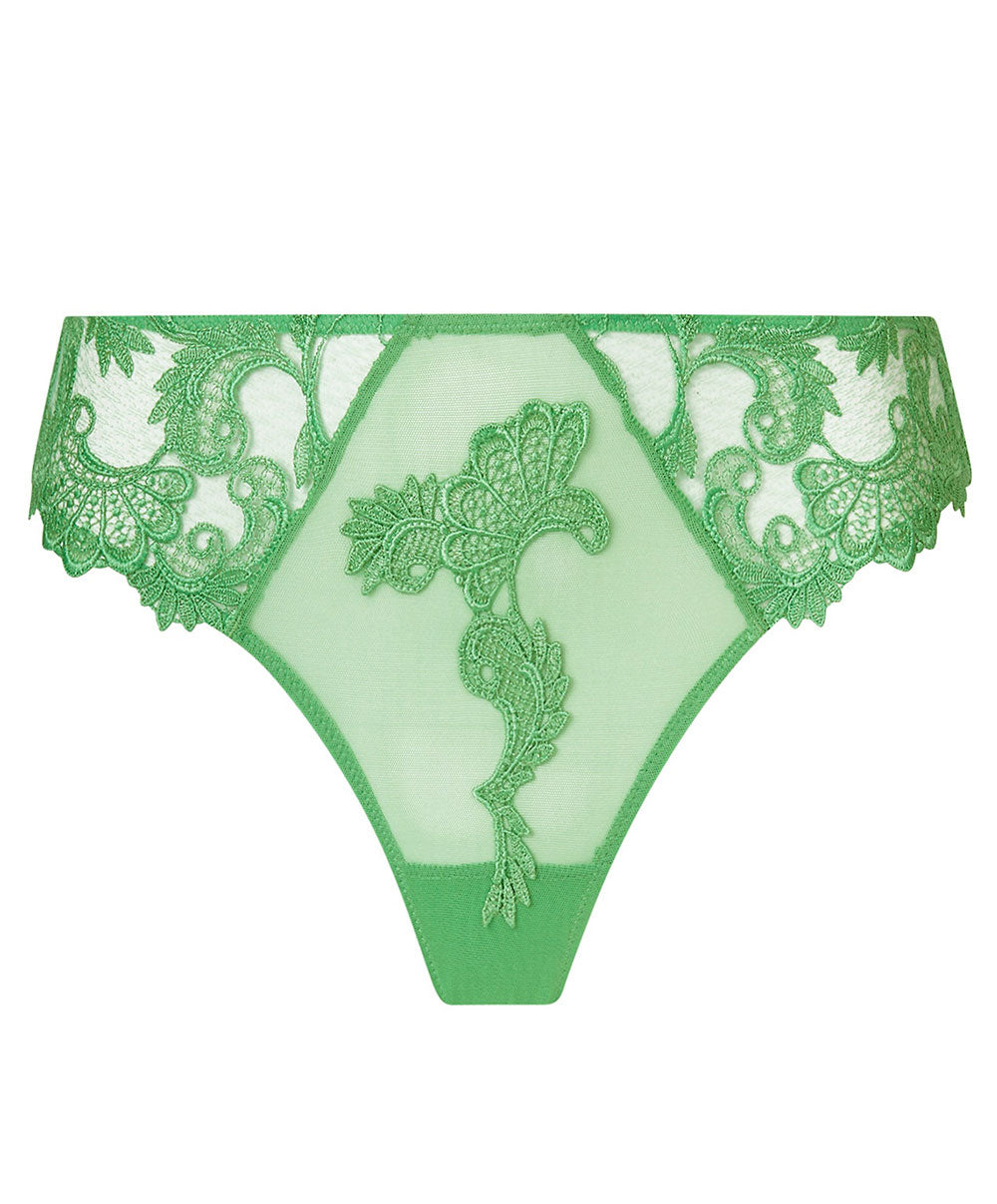 Slip "Séduction" Lise Charmel Dressing Floral émeraude ACC0788-DE