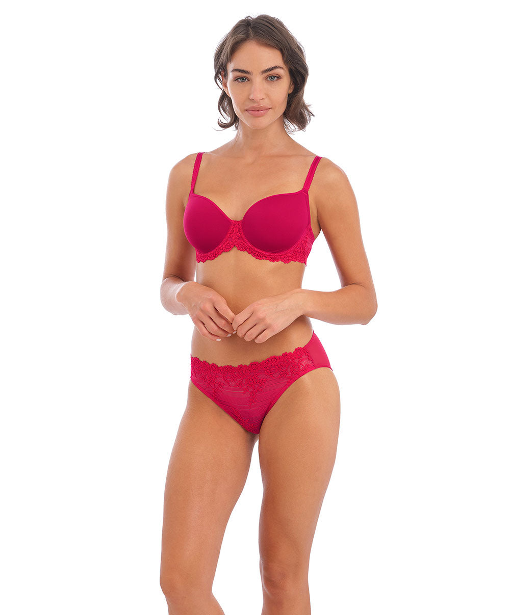 Slip Wacoal Embrace Lace rouge persan WA064391-615