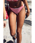 Slip bresilien de bain Rio Drift Away Freya swim Rouge et blanc