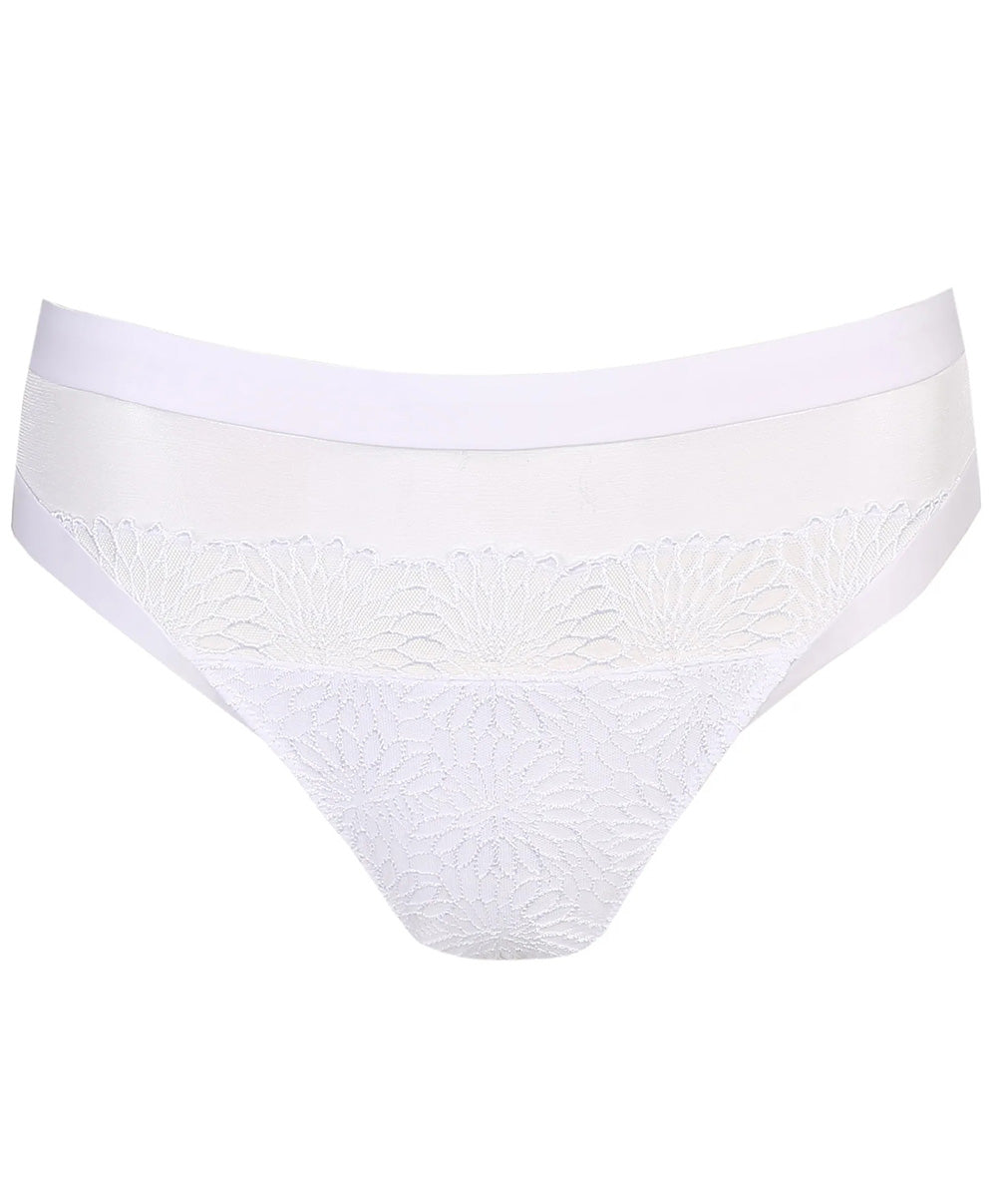 Slip brésilien femme PrimaDonna Sophora blanc 0563180-WIT