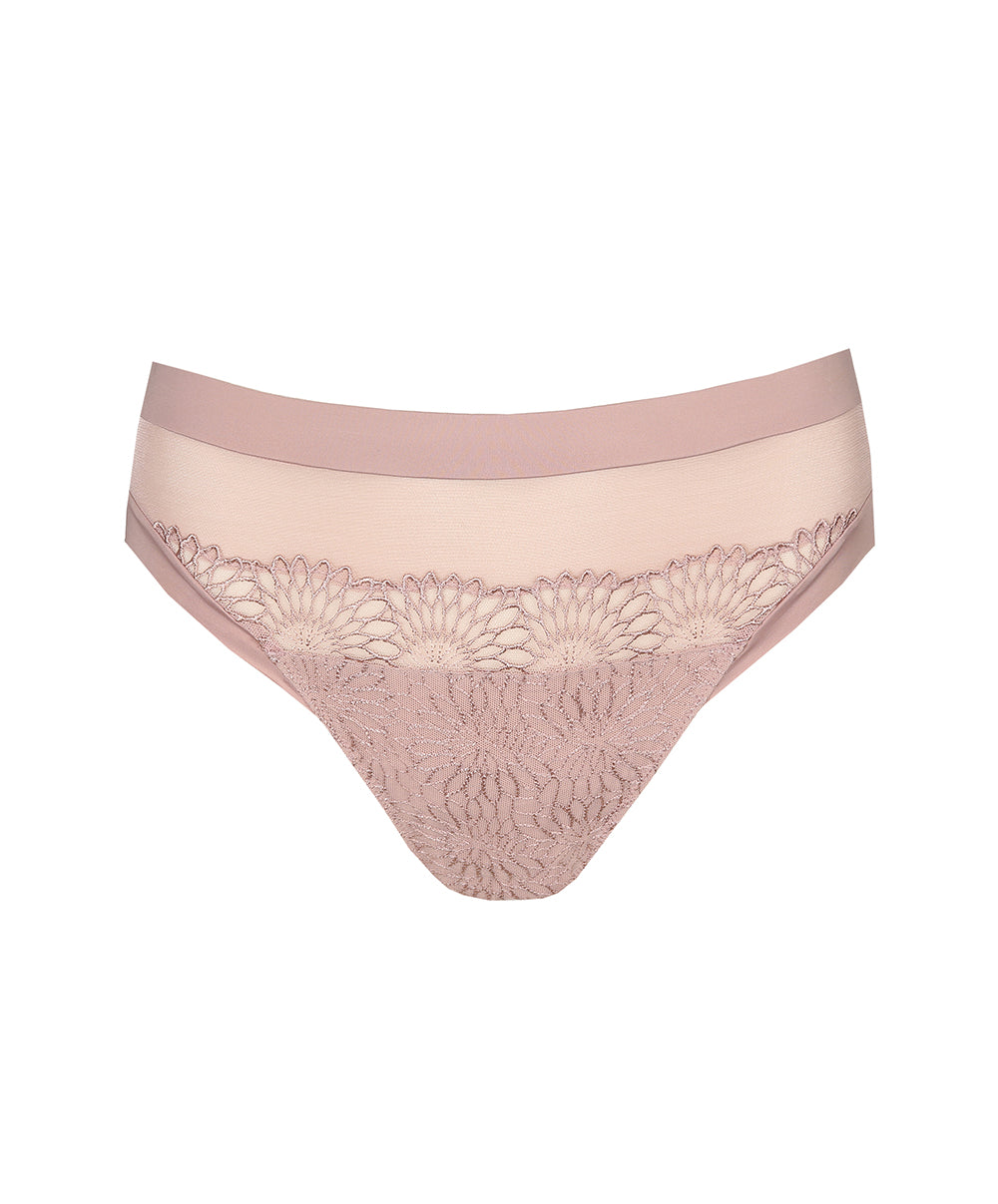 Slip brésilien femme PrimaDonna Sophora bois de rose 0563180-BDS