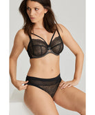 Slip brésilien femme PrimaDonna Sophora noir 0563180-ZWA
