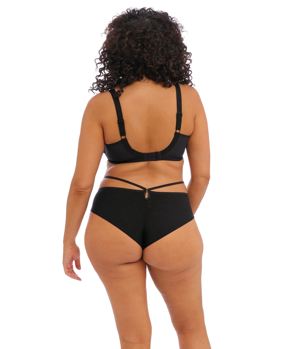 Slip brésilien grande taille Elomi Namrah noir EL301355-BLK
