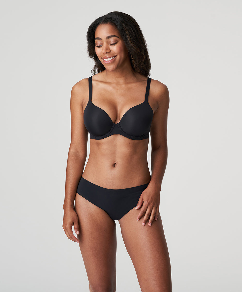 Slip brésilien invisible PrimaDonna Figuras charbon 0563250-CHB