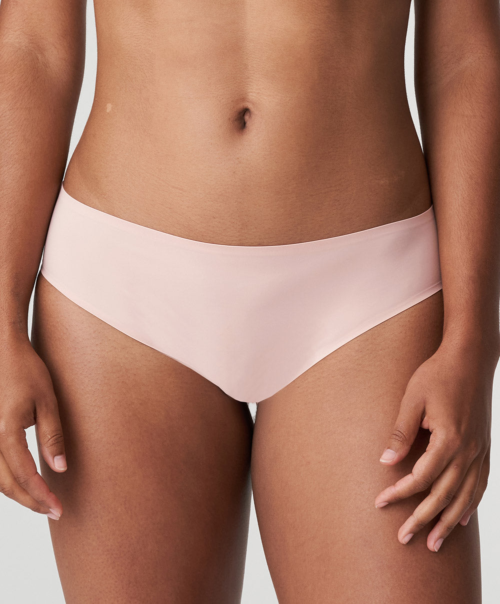 Slip brésilien invisible PrimaDonna Figuras rose poudré 0563250-PWD