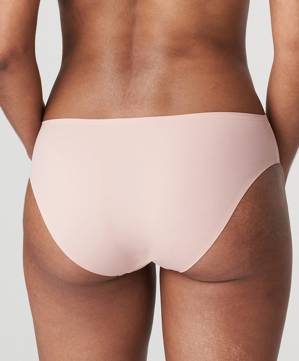 Slip brésilien invisible PrimaDonna Figuras rose poudré 0563250-PWD