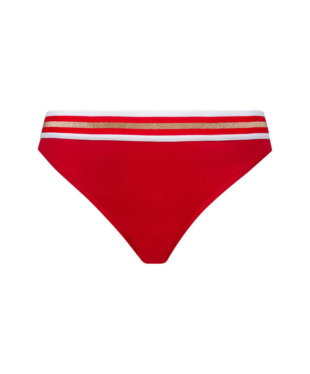 Slip de bain Lise Charmel bain Énergie Nautique rouge flamme ABA0335-FN 10